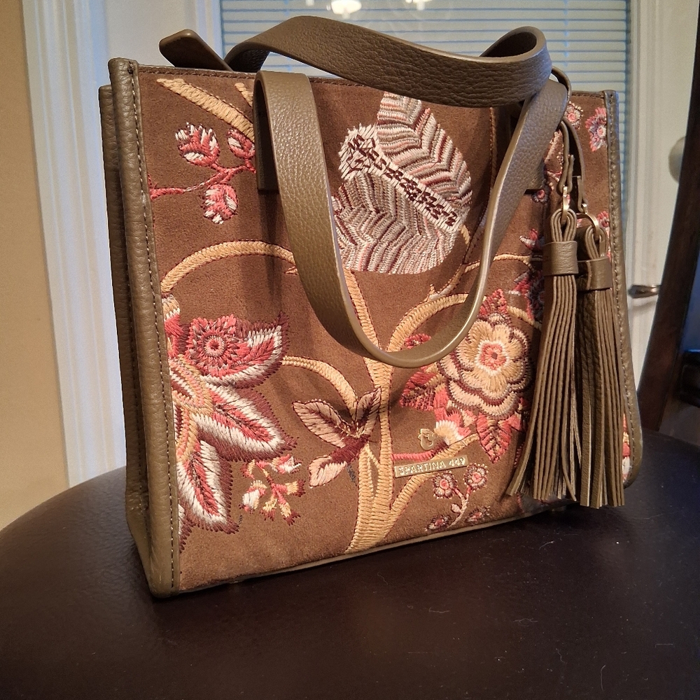 Spartina 449 Siren Dune Satchel - Tree of Life Design - Picture 11 of 15